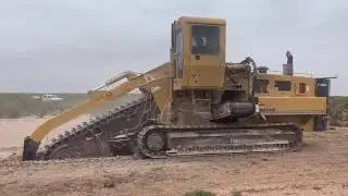 Mitchell & Hopper Infrastructure Rock Trenching - Vermeer T1055 in Pyote, Texas