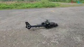 RC HELICOPTER - BLUE THUNDER 700 CRASHED
