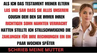 Als ich das Testament las sah ich Meine Eltern ließen alles meinem Cousin