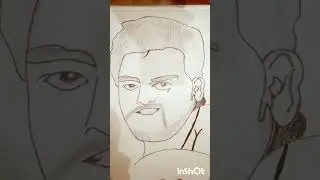 Ms dhoni drawing #video #vural video #drawing #dhoni drawing 