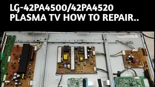 #5 LG 42PN4500-TA PLASMA REPAIR.. not va, vs voltage ( ysus short)