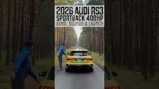 Alone in the forest with 2026 Audi RS3 facelift - sounds & launch