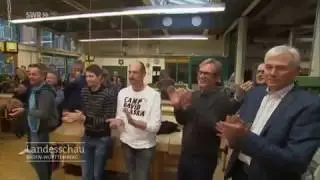 Fenstereinbruch Demonstration mit AS Fenstermann bei Landesschau Baden W&uuml;rttemberg