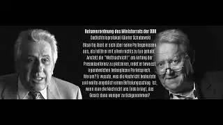 Krenz Schabowski Ged&auml;chnisprotokolle