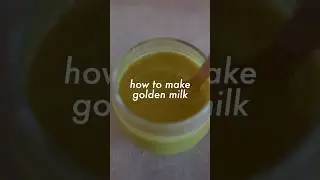 Simple Golden Milk Recipe #shorts