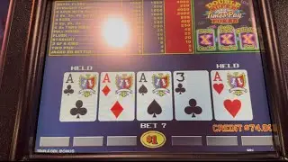 Video Poker Mistake Turns Into a WIN! 🤯 Super Double Times Pay – Triple Double Bonus