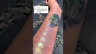 Iridescent Glitter Swatches  #slayfirecosmetics #glitter #glittergel #makeup  #iridescent