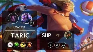 Taric Support vs Nautilus - KR Master Patch 9.22