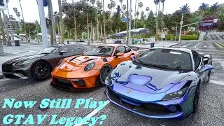 Now Still Play GTA Legacy? &mdash; GTA V Enhanced Supercar Reflections Test (Rain & Thunder)