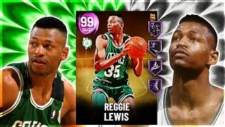 DARK MATTER REGGIE LEWIS GAMEPLAY!! REGGIE IS A TOP BUDGET SG IN NBA 2K22 MyTEAM!!