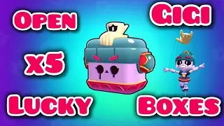 Open 5 Lucky Gigi Boxes in Brawl Stars