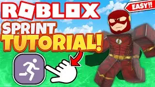 How To Make A Sprint Script In Roblox Studio! SHIFT to SPRINT and BUTTON! (2022)