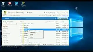 Recuperacion de archivos con pandora recovery