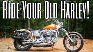 Are Vintage Harleys Actually Meant To Be Ridden??