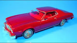How to Build the 1976 Ford Gran Torino 1-25 Scale Revell Model Kit #85-4412