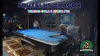FRUTSI VS CHACON TORNEO BOLA  9 APOPA PT2 #mundoricksv #billiards #pool #fypシ゚viral #fypシ゚viral #fyp