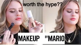MAKEUP BY MARIO SURREAL SKIN FOUNDATION REVIEW + WEAR TEST!! Is it worth the hype??