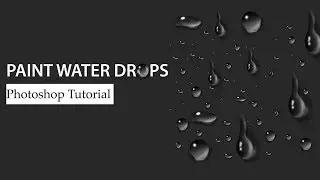 How to paint water droplets in Photoshop