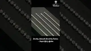 Dazzling Moissanite Bracelet by Tisobeau &ndash; Perfect Gift of Affection #moissanite #bracelets#jewelry