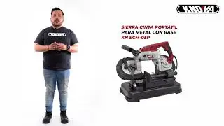Sierra cinta port&aacute;til para metal con base y sin base KNOVA