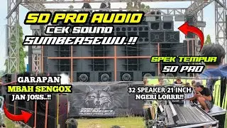 CEK SOUND SIMULASI SBSW!! 🔥 SD PRO AUDIO • 16 SUB 21 Inch BIKIN MERINDING..‼️