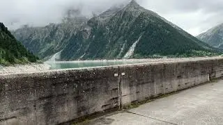 ASMR Walk over the Schlegeis Dam. Finkenberg, Tirol