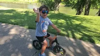 LYON'S FIRST BIKE RIDE Adventure at the Park!