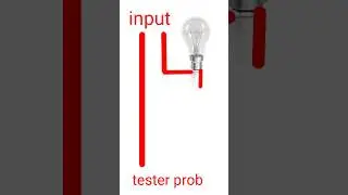 series tester with 100w bulb #youtubeshorts #electrical #shots