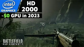 Battlefield Bad Company 2 | Intel HD 2000 | i7 2600 | 720p Gameplay