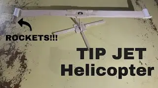 Making a tip jet helicopter with ROCKETS!!!
