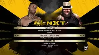WWE 2K15 - Match #2 - Corey Graves vs Bray Wyatt [Who Got NXT] (1080p)