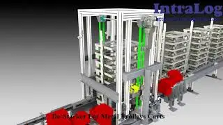 De Stacker For Metal Trolleys Carts