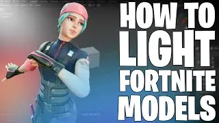 How To Light Your Characters! (Light Channels / HDRI's) Fortnite / Blender Tutorial