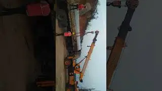 unloading material from truck and farana & hydra #farana #hydra #crane #short #shortsvideo #viral