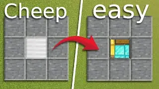 How To Build The Best part 1x1 trapdoor In Minecraft