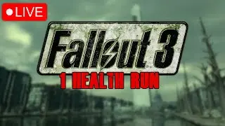 🔴SURVIVING THE PITT DLC - FALLOUT 3 WITH 1 HEALTH🔴