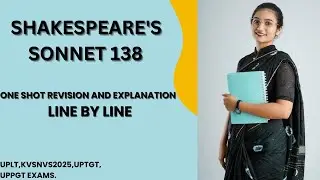 SHAKESPEARE'S SONNET 138 #oneshorts #upltgrade #uptgt#uppgt#competitive exams #kvsnvs #revision 