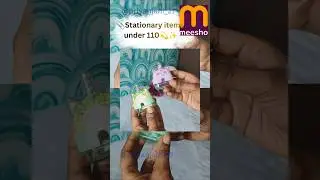 Please Subscribe 🙏 Cute stationery haul! 🎀✨ #song #viral @Meesho