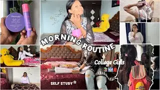 5.00AM MORNING ROUTINE FOR COLLEGE GIRLS🍀/How To Look More Attractive in College✨#college #selfcare