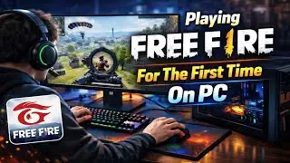 Playing Free Fire for the First Time on PC || Exotic Krrish