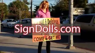 SignDolls - Head Turning Sign Spinners