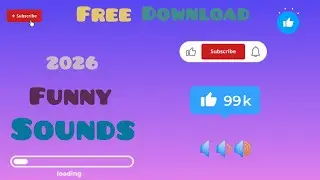 Funny Sound Effects | Funny Background Music No copyright 2026 | 
