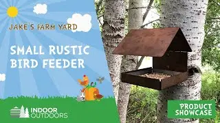Jake's Farm Yard Small Rustic Bird Feeder - Product Showcase