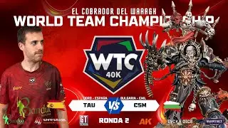 MUNDIAL DE WARHAMMER POR EQUIPOS 2024. Tau (Odro) vs Marines del Caos (Emil). España - Bulgaria