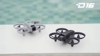 D16 Drone 8K Dual Camera Obstacle Avoidance Optical Flow 180&deg; Lens FPV Adjustable Aerial Quadcopters