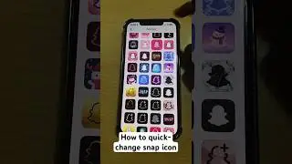 How To Change Snap Icon #snapchat #snap #snapscore #snapshot #hacks #tricks #icon