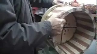 Mounting Stave Drum Shell On Lathe | E book $24.95 US.