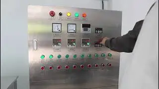 200KG vacuum emulsifying mixer machine with button control