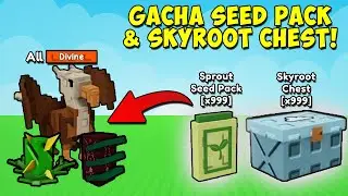 Aku GACHA Seed Pack & Chest Event BEANSTALK Langsung Dapet SEMUA DIVINE PET dan Seed LANGKA!