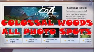 CRYSTAL OF ATLAN: ALL PHOTO SPOTS IN COLOSSAL WOODS | QUICK GUIDE